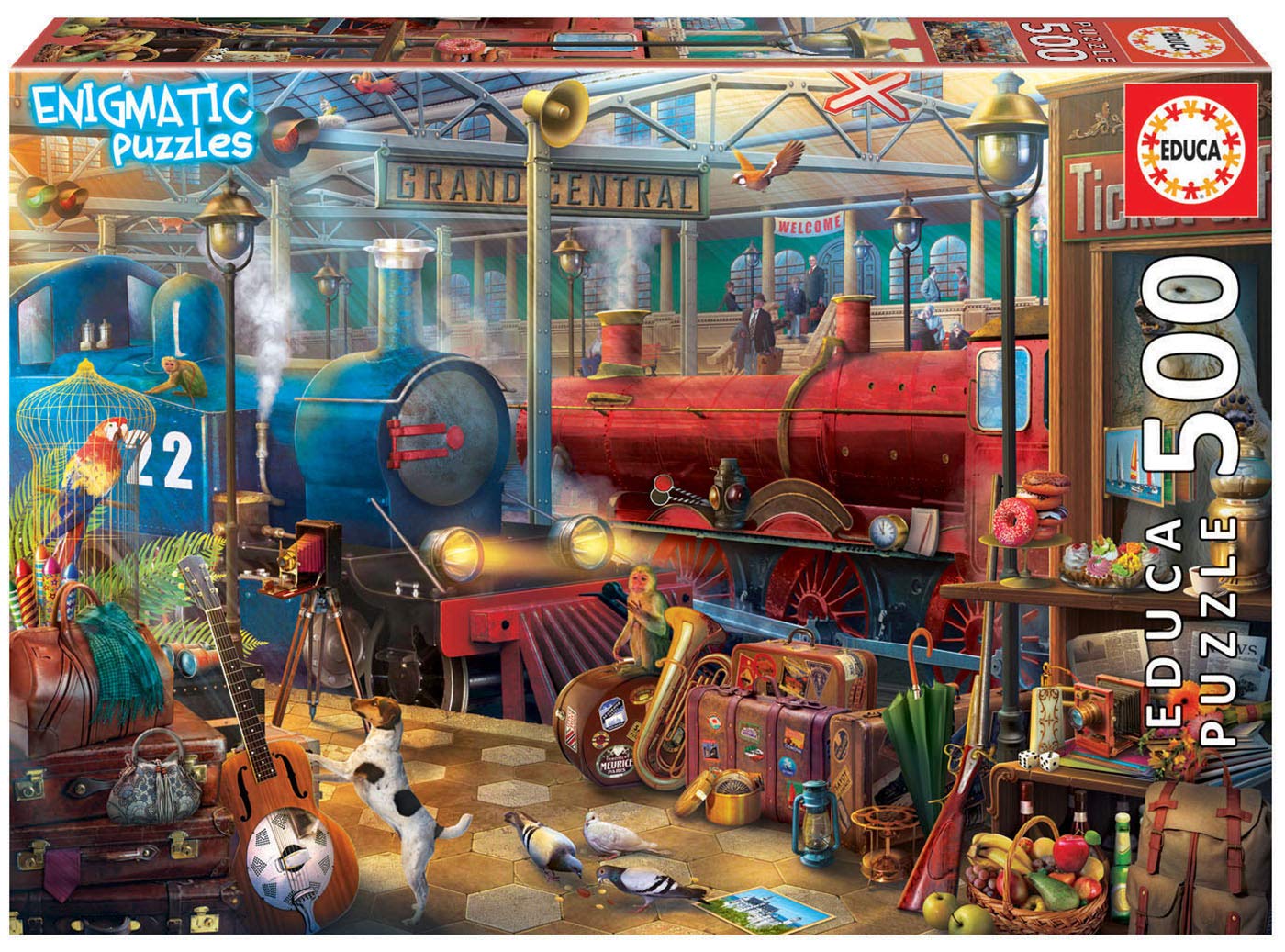 educa-18479-bahnhof-enigmatic-puzzle-500-teile-ab-10 image 1