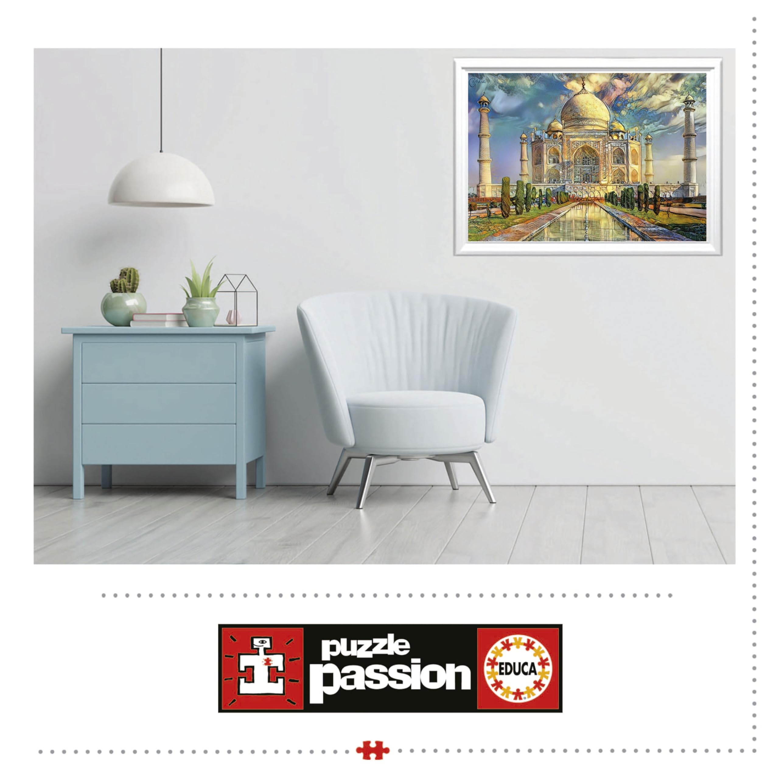 educa-taj-mahal-19613-1000-teile-puzzle-68x48-cm image 5