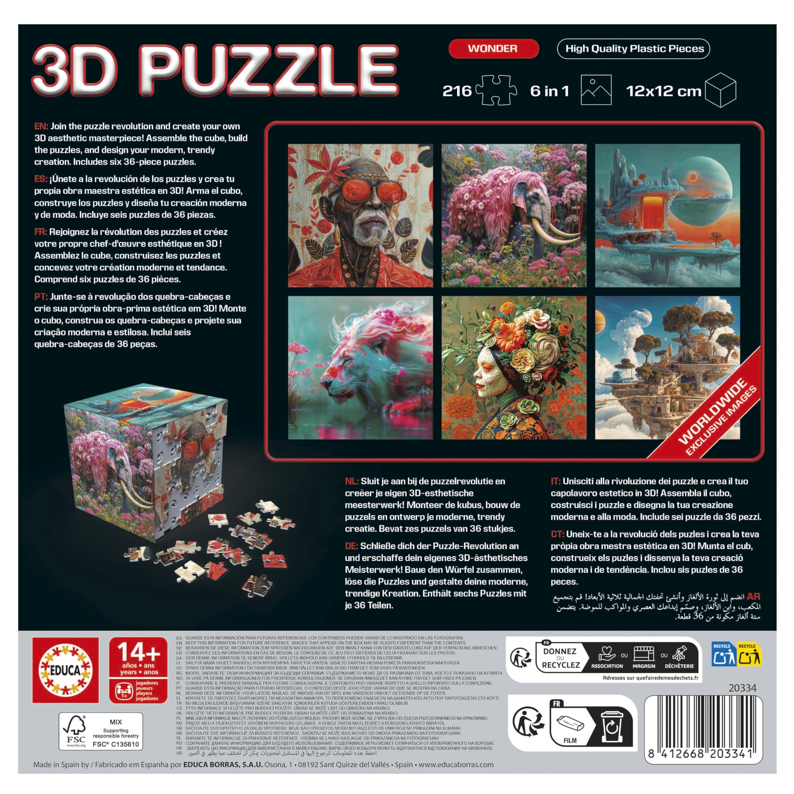 educa-3d-puzzle-w-rfel-20334-216-teile-cube-ab-8-jahren image 2