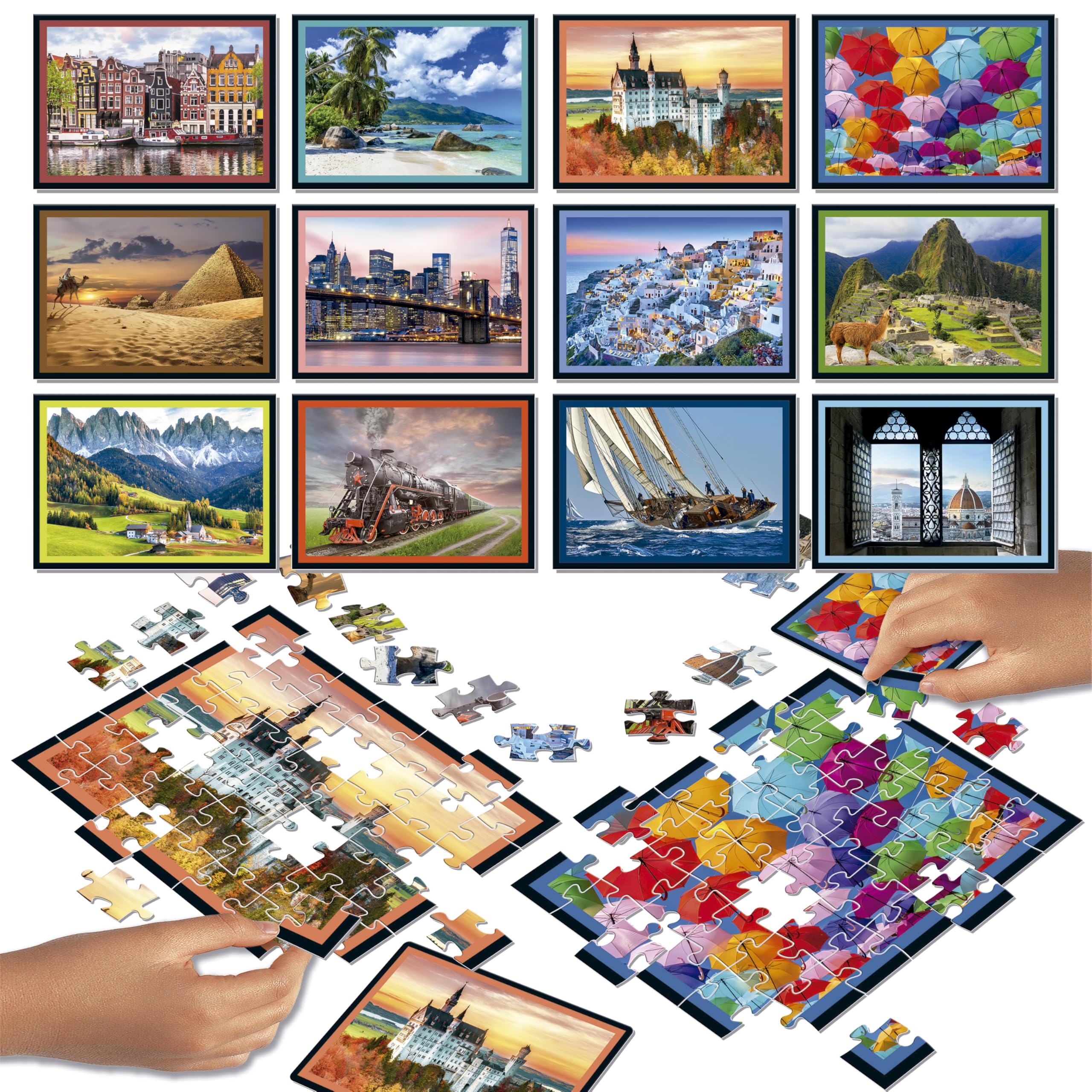 educa-puzzle-battle-brettspiel-12x42-teile-ab-7-jahren image 2