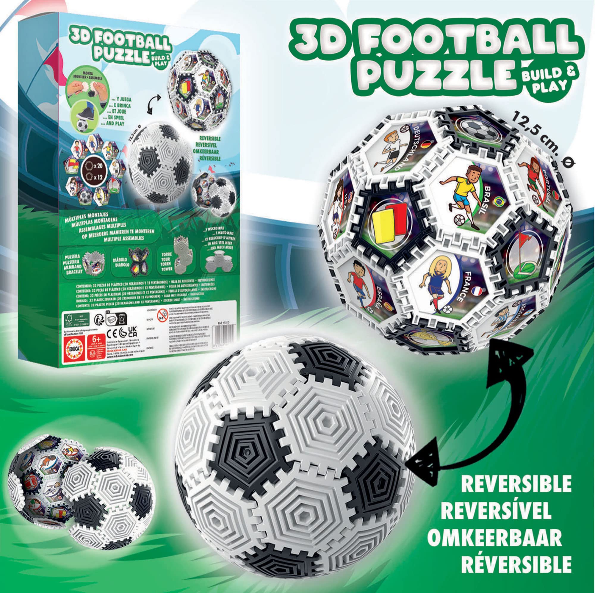 educa-build-play-3d-fu-ball-puzzle-32-teile-19210-ball-ab-6-j image 2