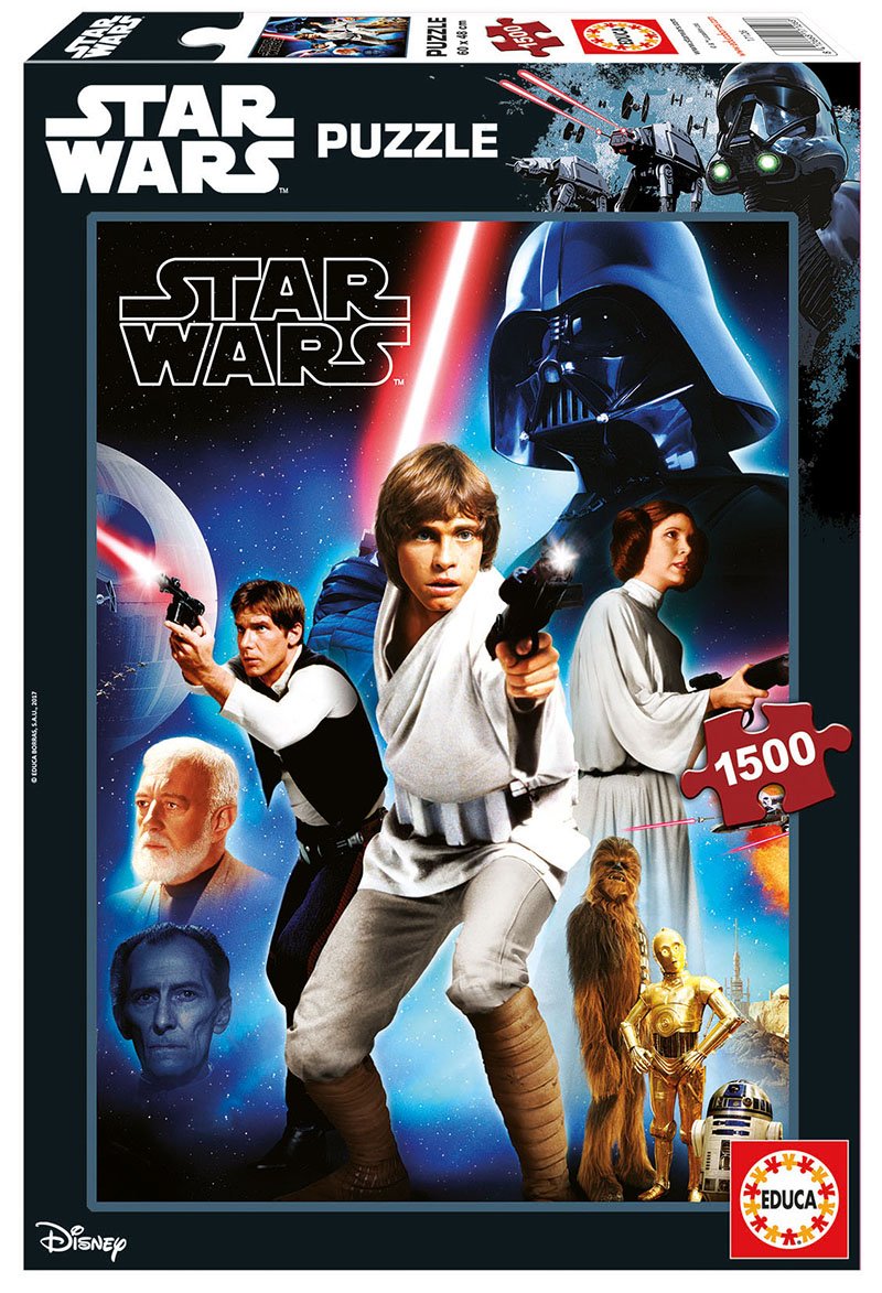 educa-star-wars-episode-iv-puzzle-1500-teile-85x60-cm image 1