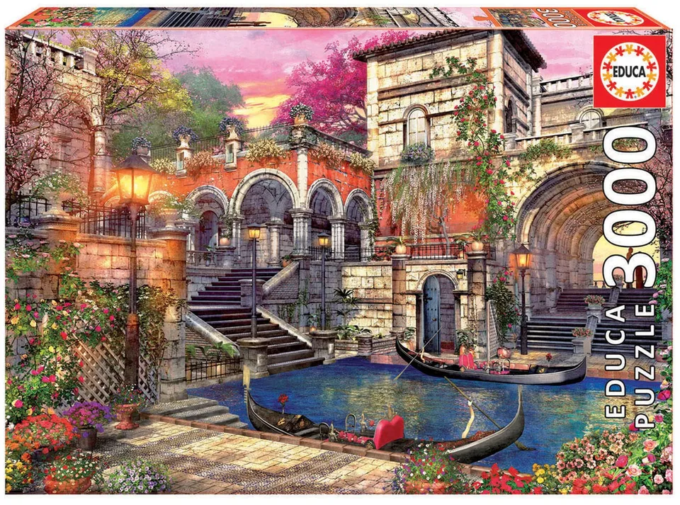 educa-gondeln-in-venedig-puzzle-3000-teile-klassisch-italien image 1