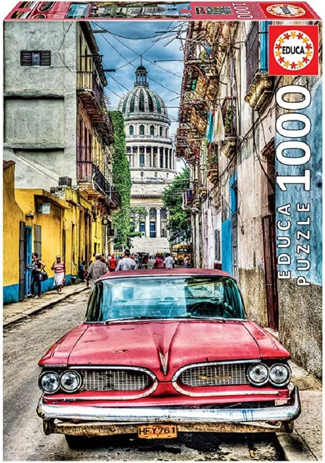 educa-oldtimer-in-havana-puzzle-1000-teile-68x48-cm image 1