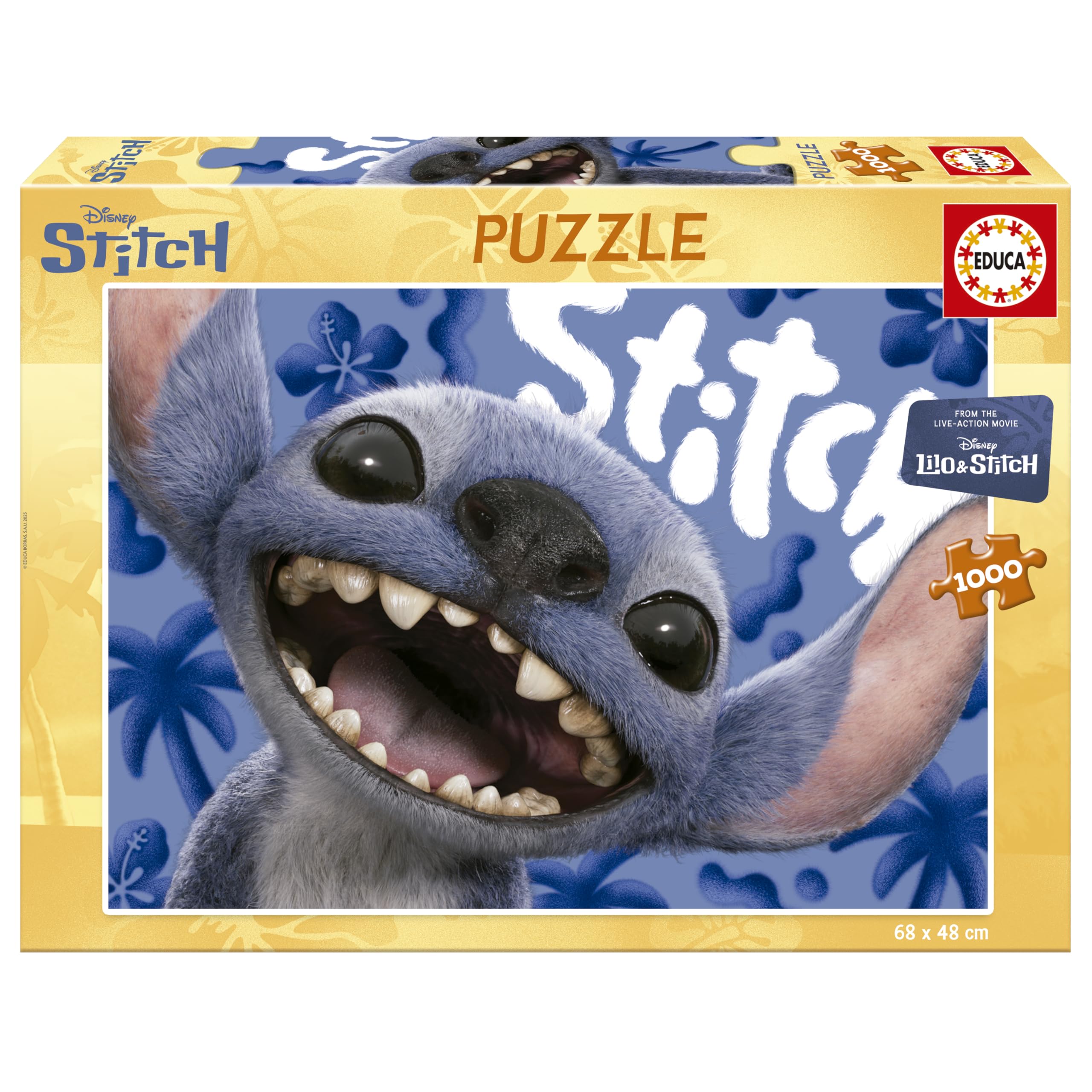 educa-lilo-stitch-puzzle-1000-teile-68x48-cm-ab-14-mit-kleber image 1