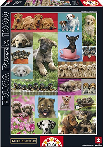 educa-14441-welpencollage-puzzle-1000-teile-hunde-68x48 image 3