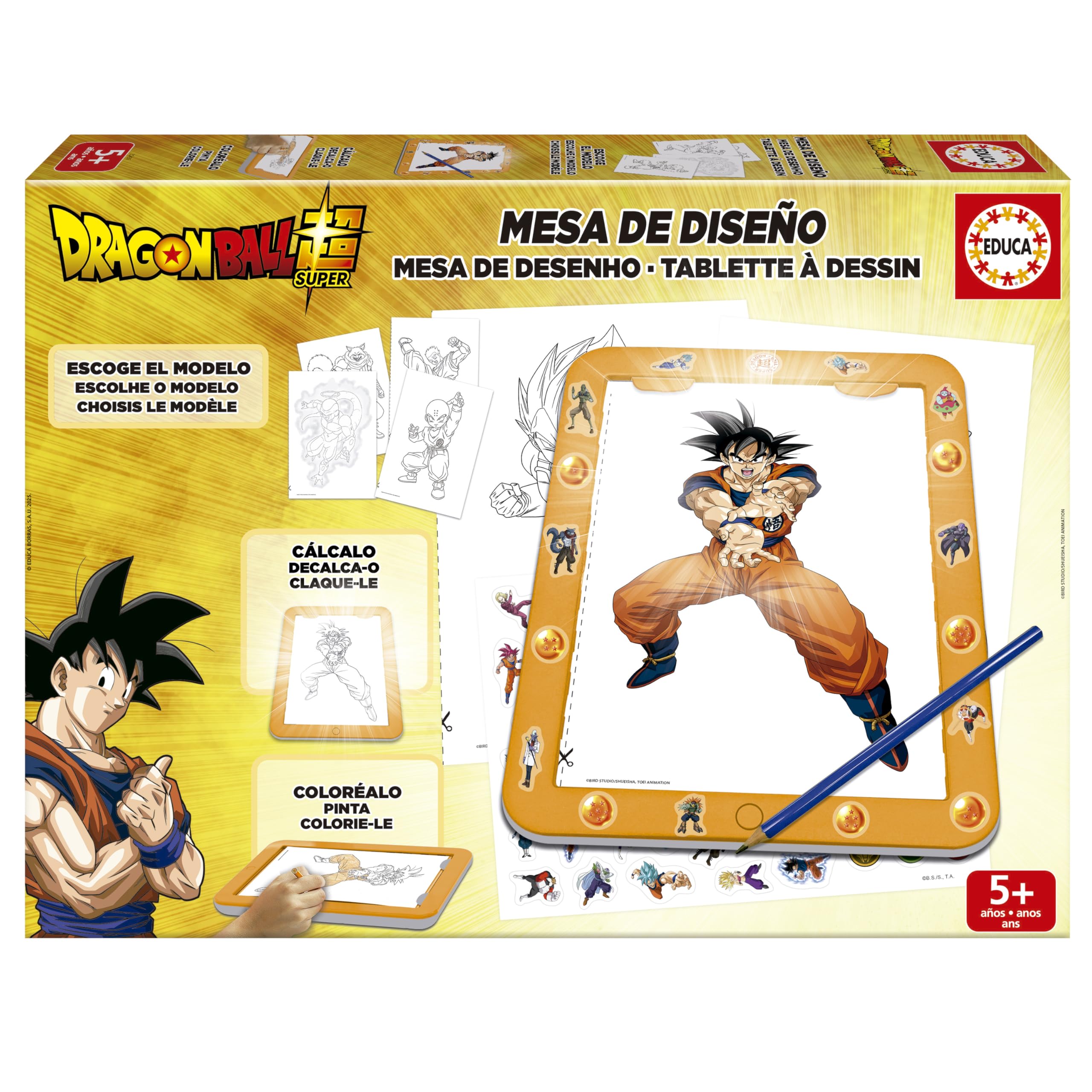 educa-dragon-ball-leuchttisch-maltisch-zeichenset-ab-5-jahren image 1