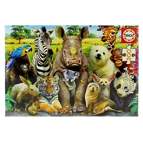 educa-klassenfoto-300-teile-kinderpuzzle-zoo-tiere-ab-6-jahren image 6
