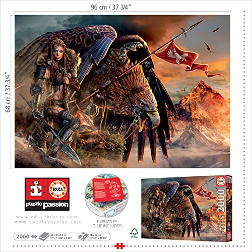 educa-eagle-rider-2000-teile-puzzle-fantasy-ab-12-jahren image 8