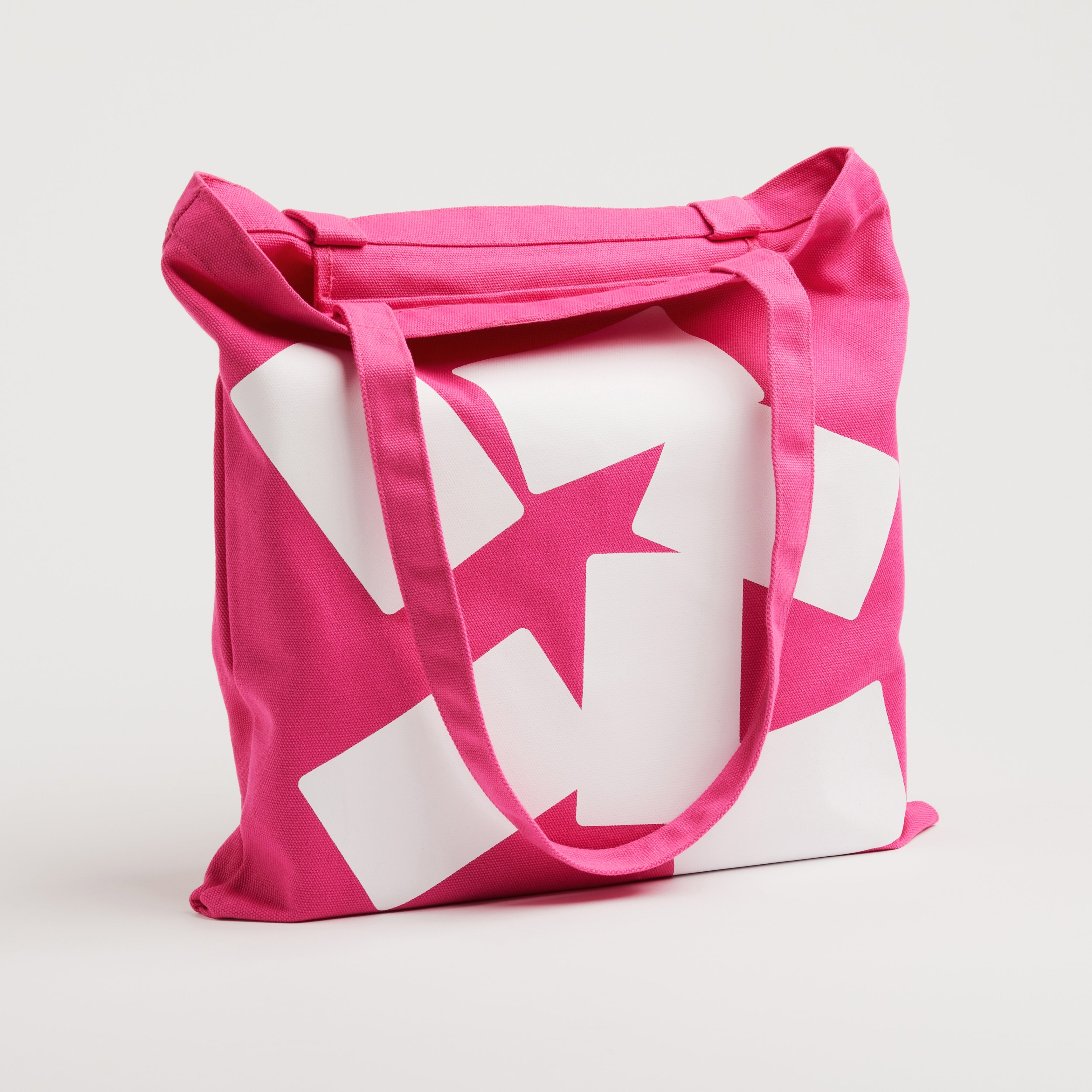 cmyk-magenta-tote-bag-stofftasche-canvas-mit-innenfach image 1