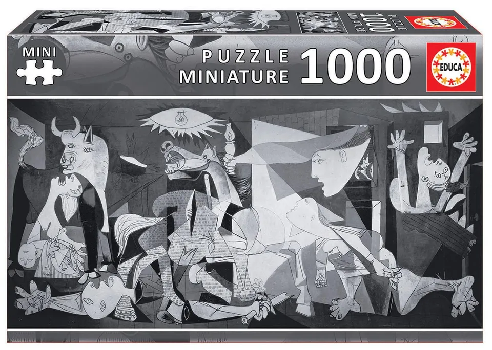 educa-guernica-miniatur-puzzle-1000-teile-picasso-ab-10-jahren image 1