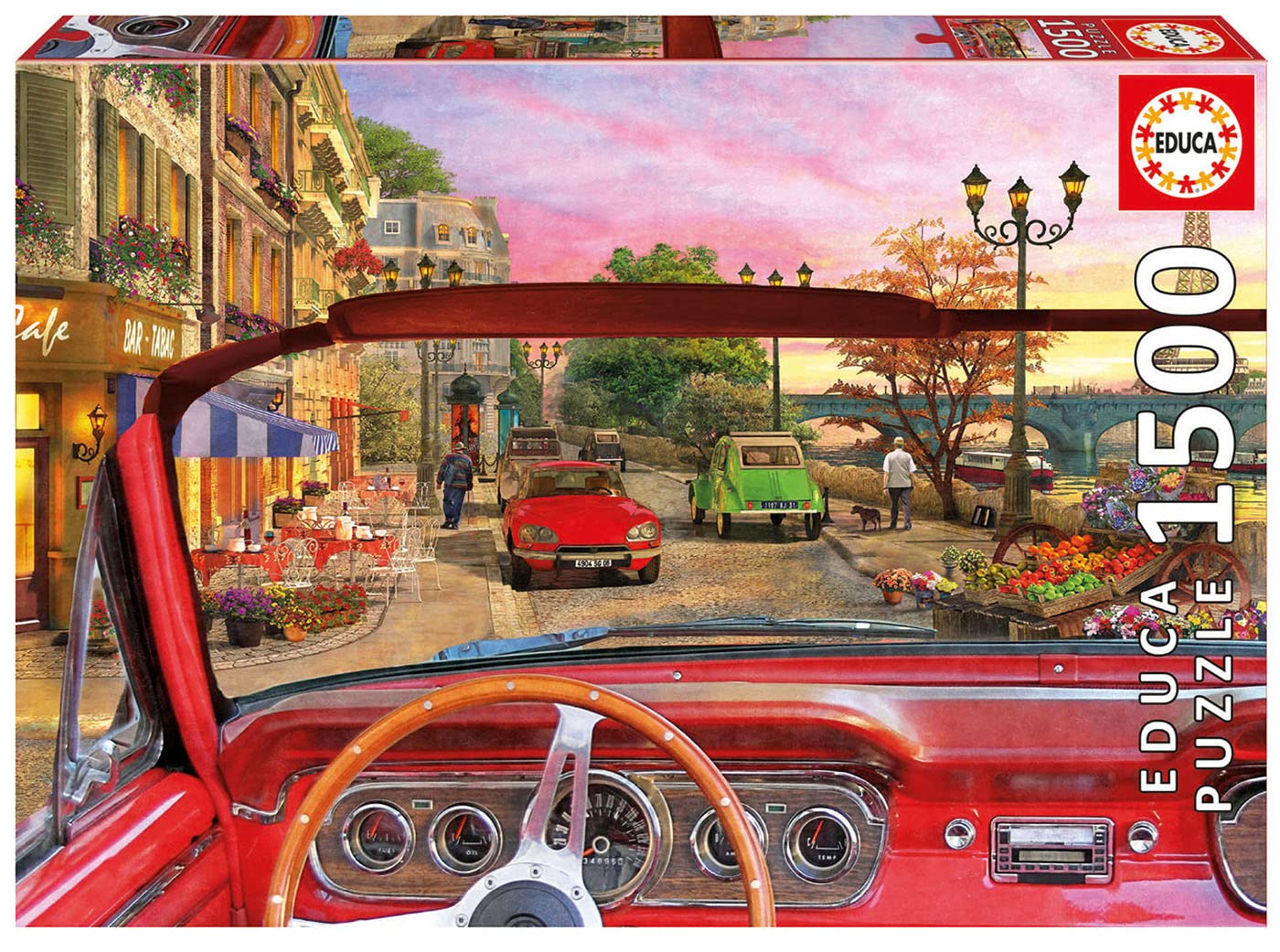 educa-16768-paris-in-a-car-puzzle-1500-teile-85x60 image 1