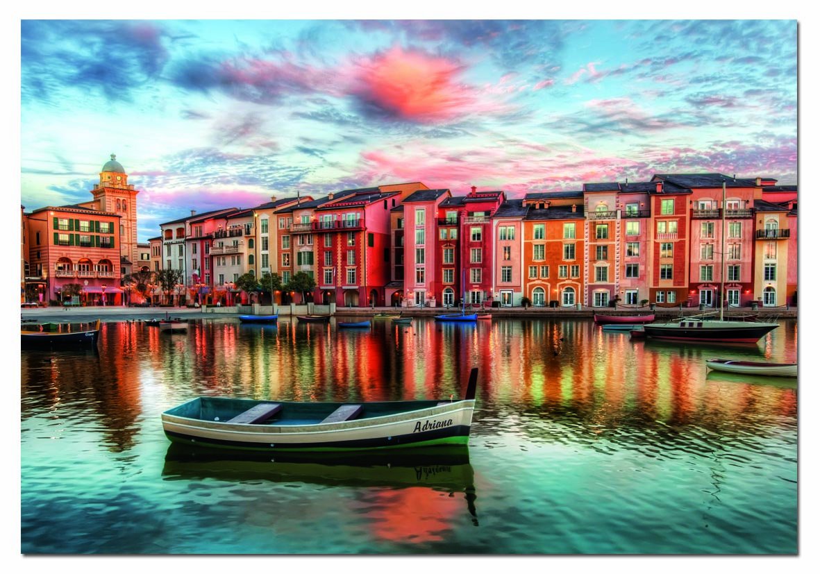 educa-14822-portofino-italien-puzzle-2000-teile-hdr image 2