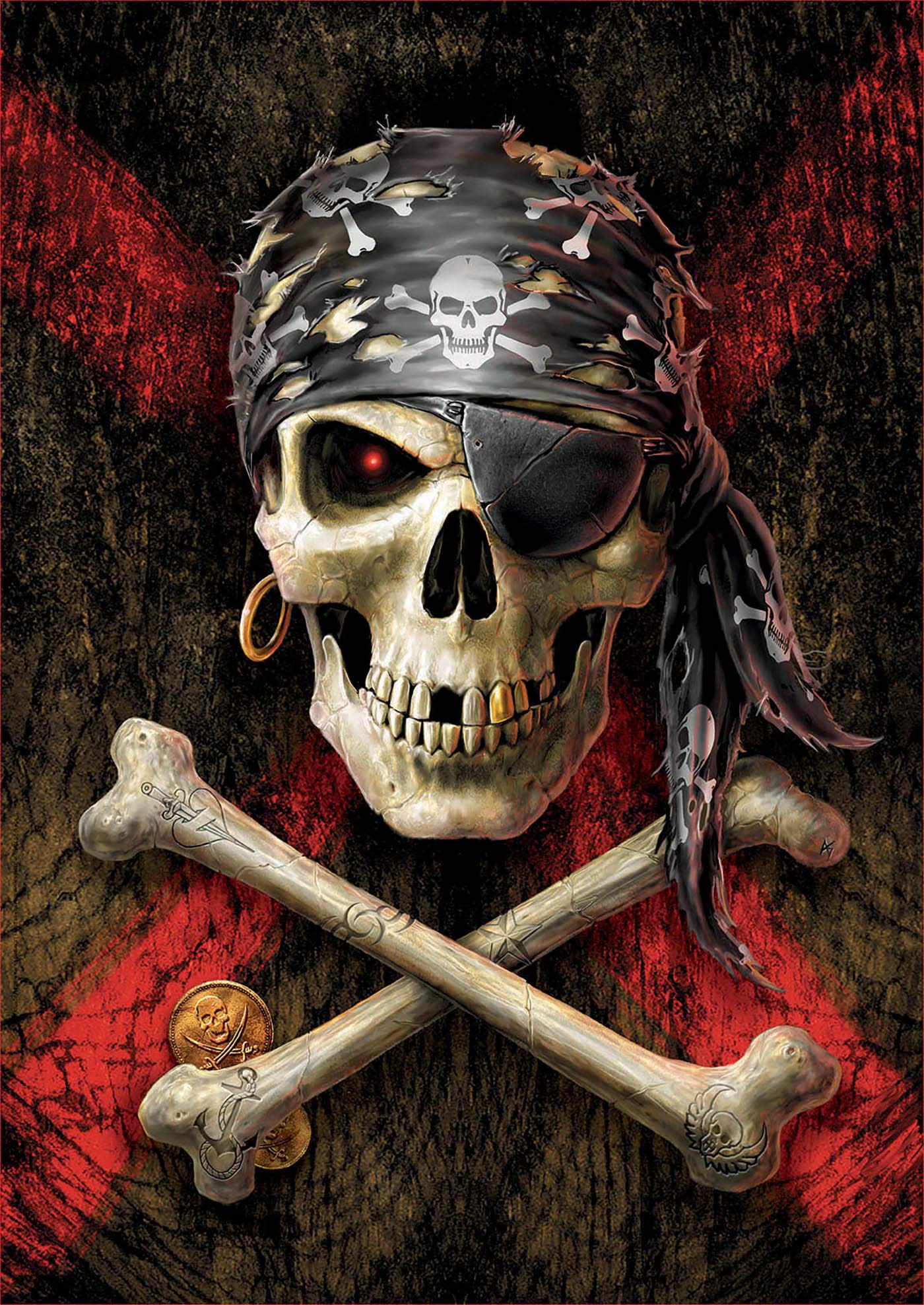 educa-17964-totenkopf-piraten-puzzle-500-teile-bunt image 2