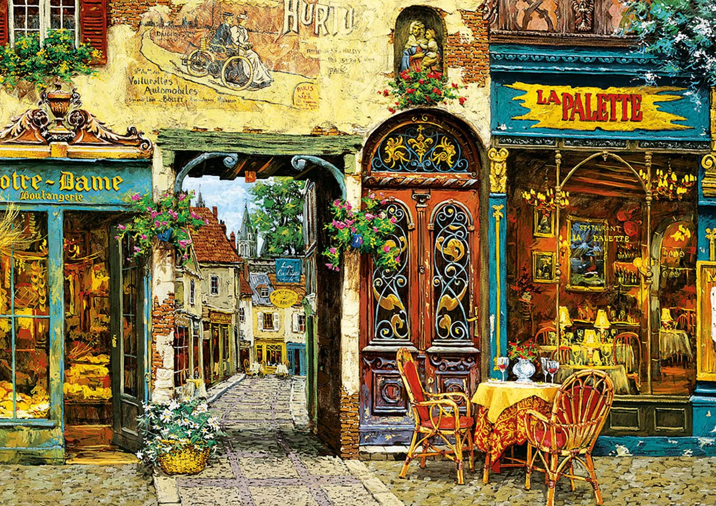 educa-16785-la-palette-notre-dame-puzzle-1000-teile image 2