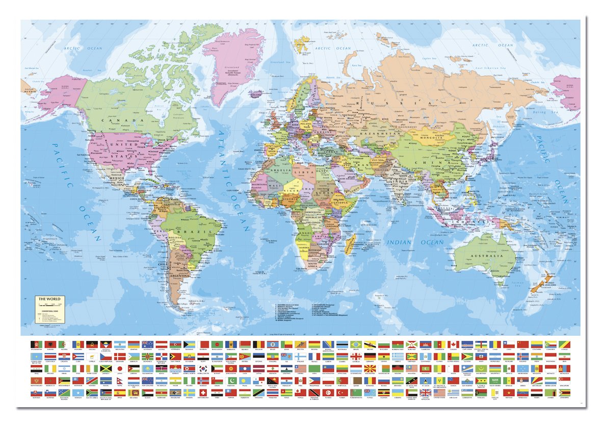 educa-15317-weltkarte-puzzle-1500-teile-85x60-cm image 2