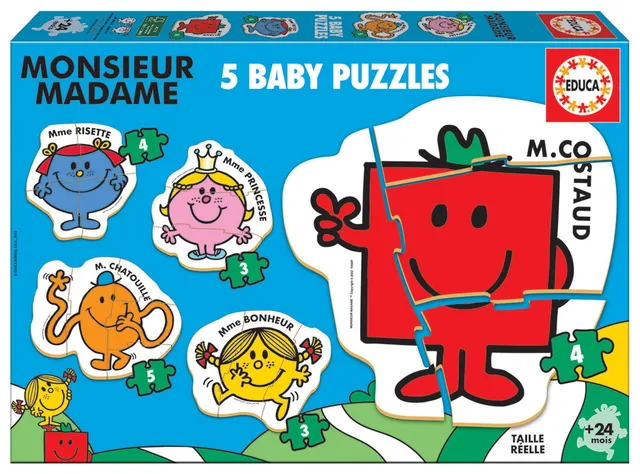 educa-monsieur-madame-5in1-baby-puzzleset-ab-2-jahren image 1