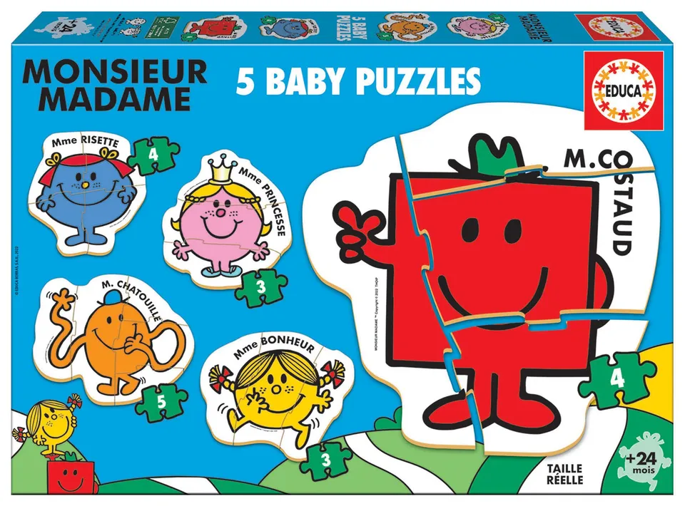 educa-monsieur-madame-5in1-baby-puzzleset-ab-2-jahren image 1