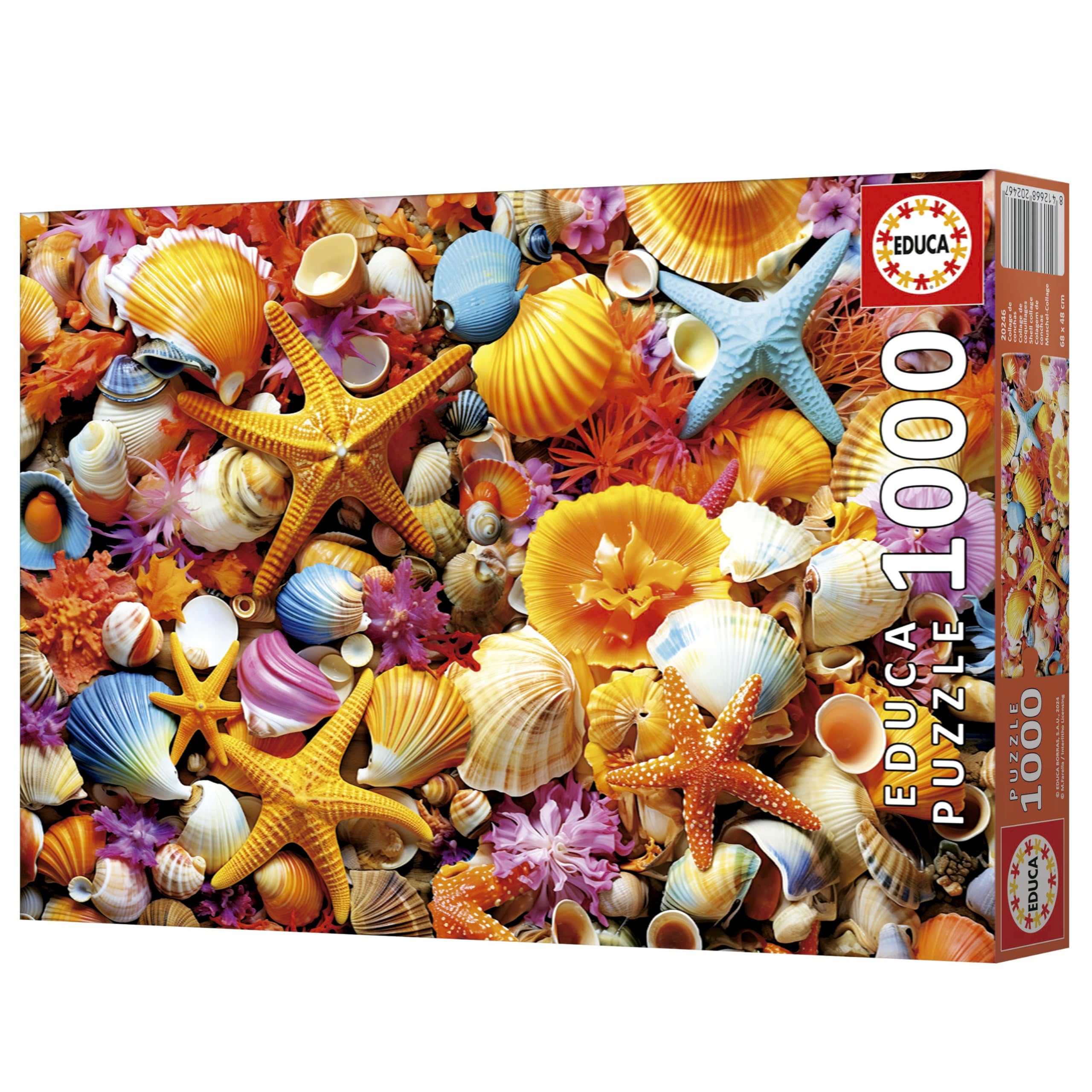 educa-muschelcollage-1000-teile-puzzle-68x48-cm-ab-14-jahren image 5