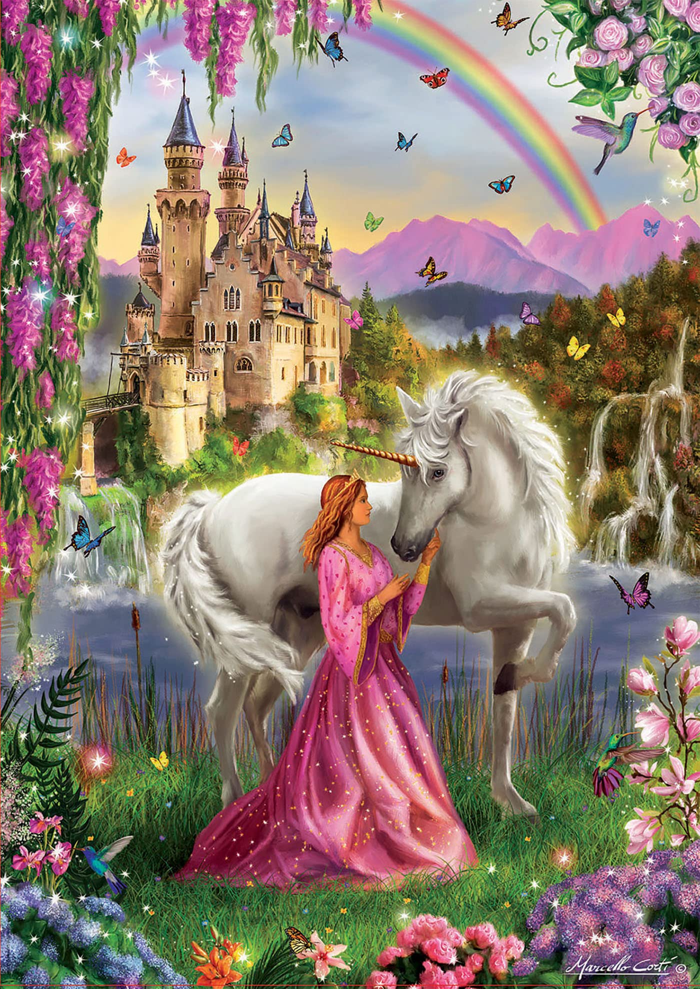 educa-17985-fee-und-einhorn-puzzle-500-teile-fantasy-ab-11 image 2