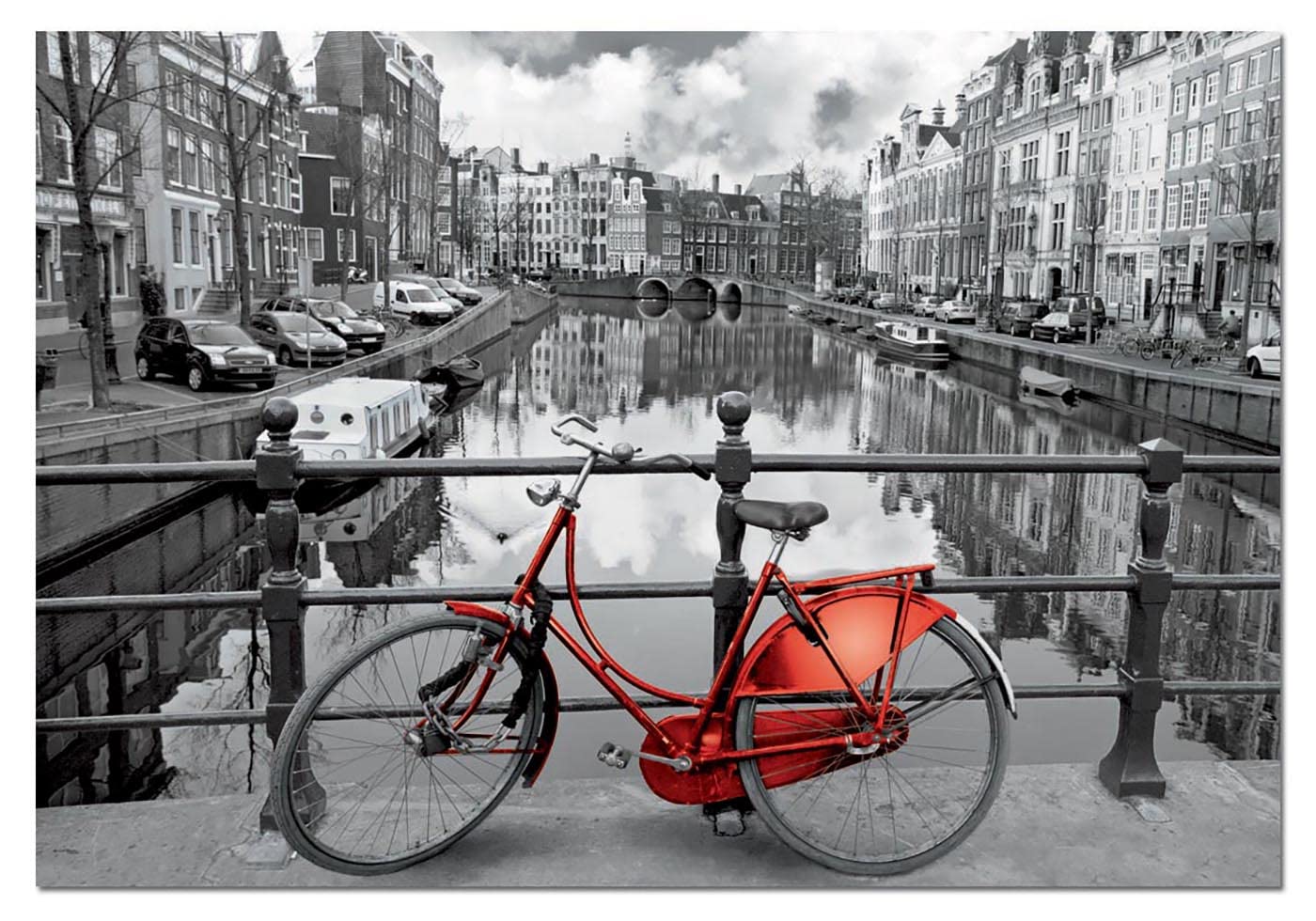 educa-14846-fahrrad-in-amsterdam-puzzle-1000-teile-holland image 2
