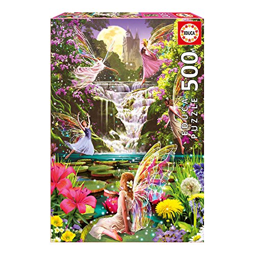 educa-feen-am-wasserfall-15515-puzzle-500-teile-fantasy image 3