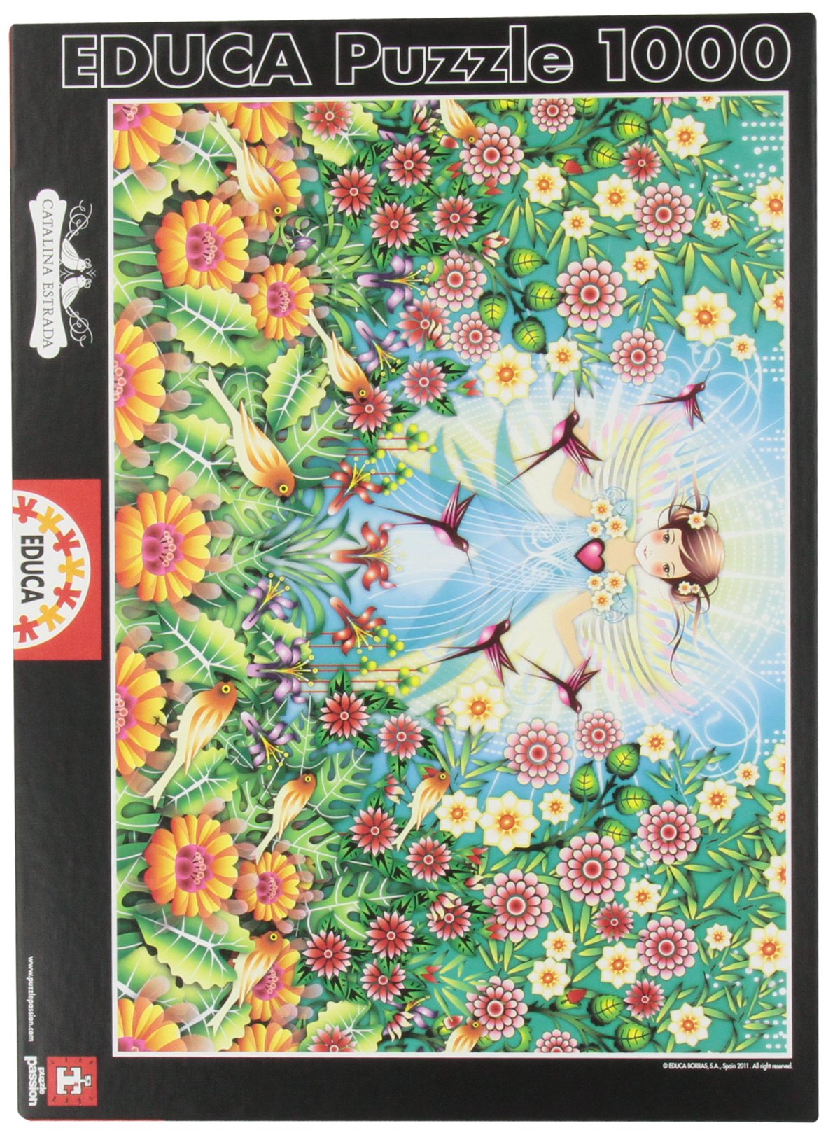 educa-der-garten-puzzle-1000-teile-blumenmotiv image 1
