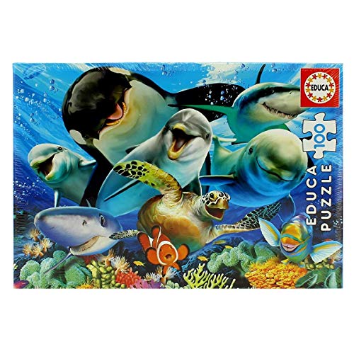 educa-meerestiere-selfie-kinderpuzzle-100-teile-18062-ab-6-jahren image 8