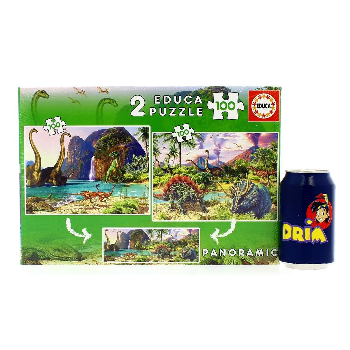 educa-dinosaurier-puzzleset-2x100-teile-15620-t-rex-ab-6-jahren image 3