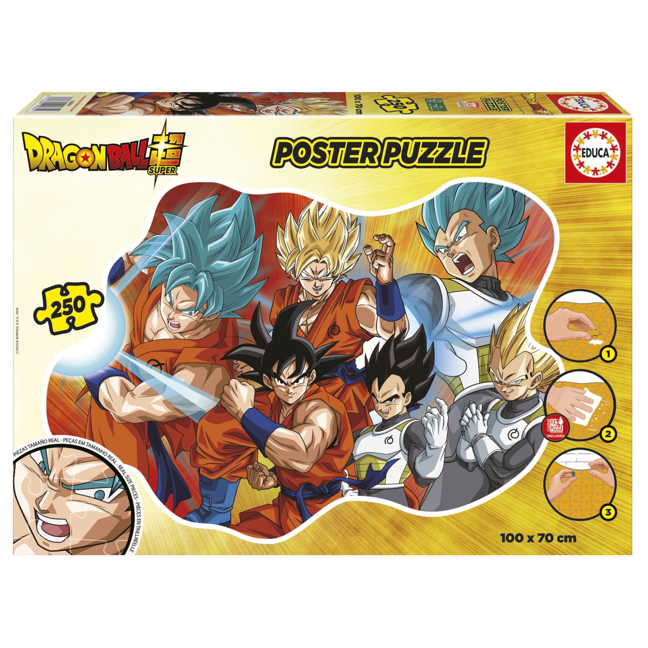 educa-dragon-ball-poster-puzzle-250-teile-xxl-100x70-ab-8 image 1