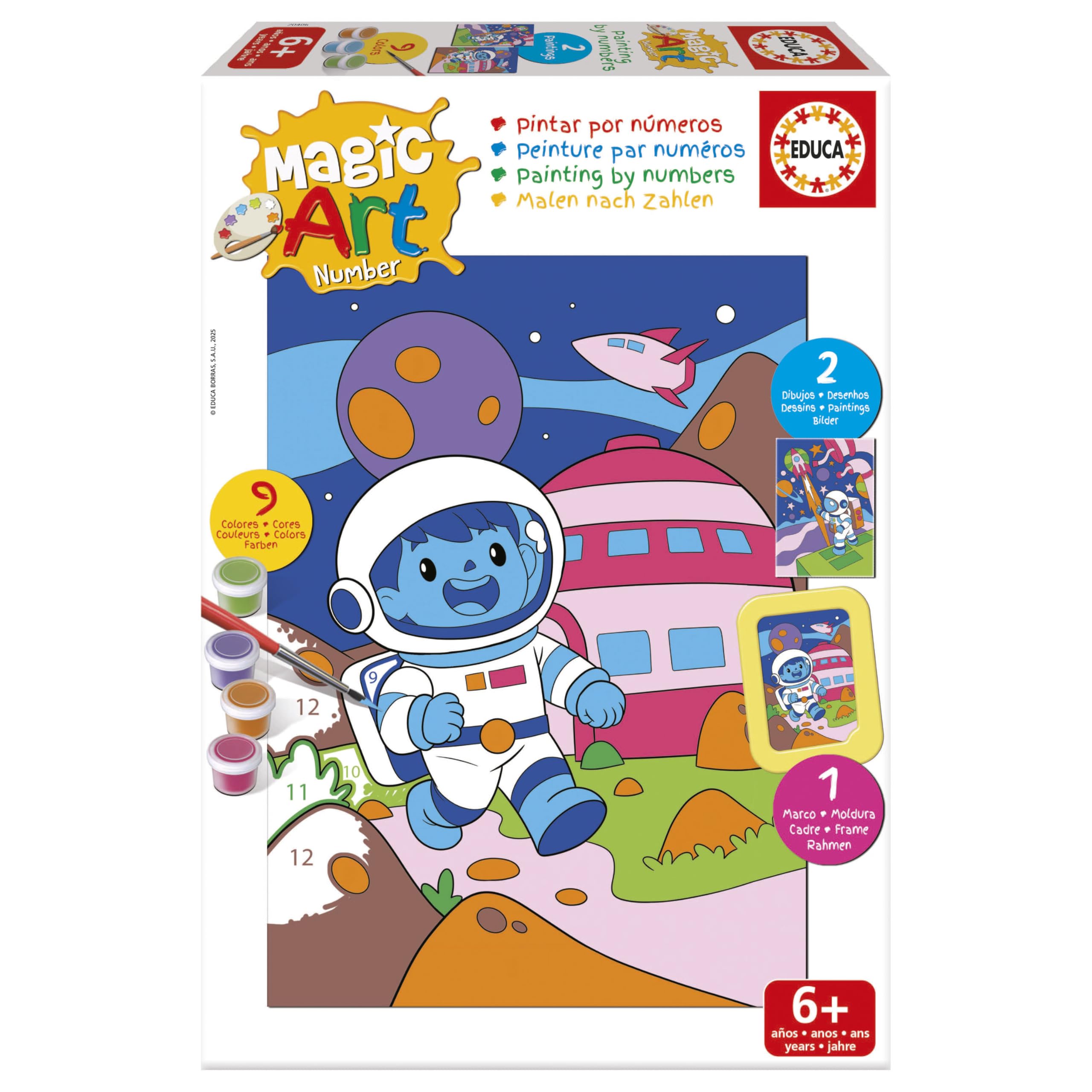 educa-magic-art-number-malen-nach-zahlen-weltraum-ab-6-j-20406 image 1