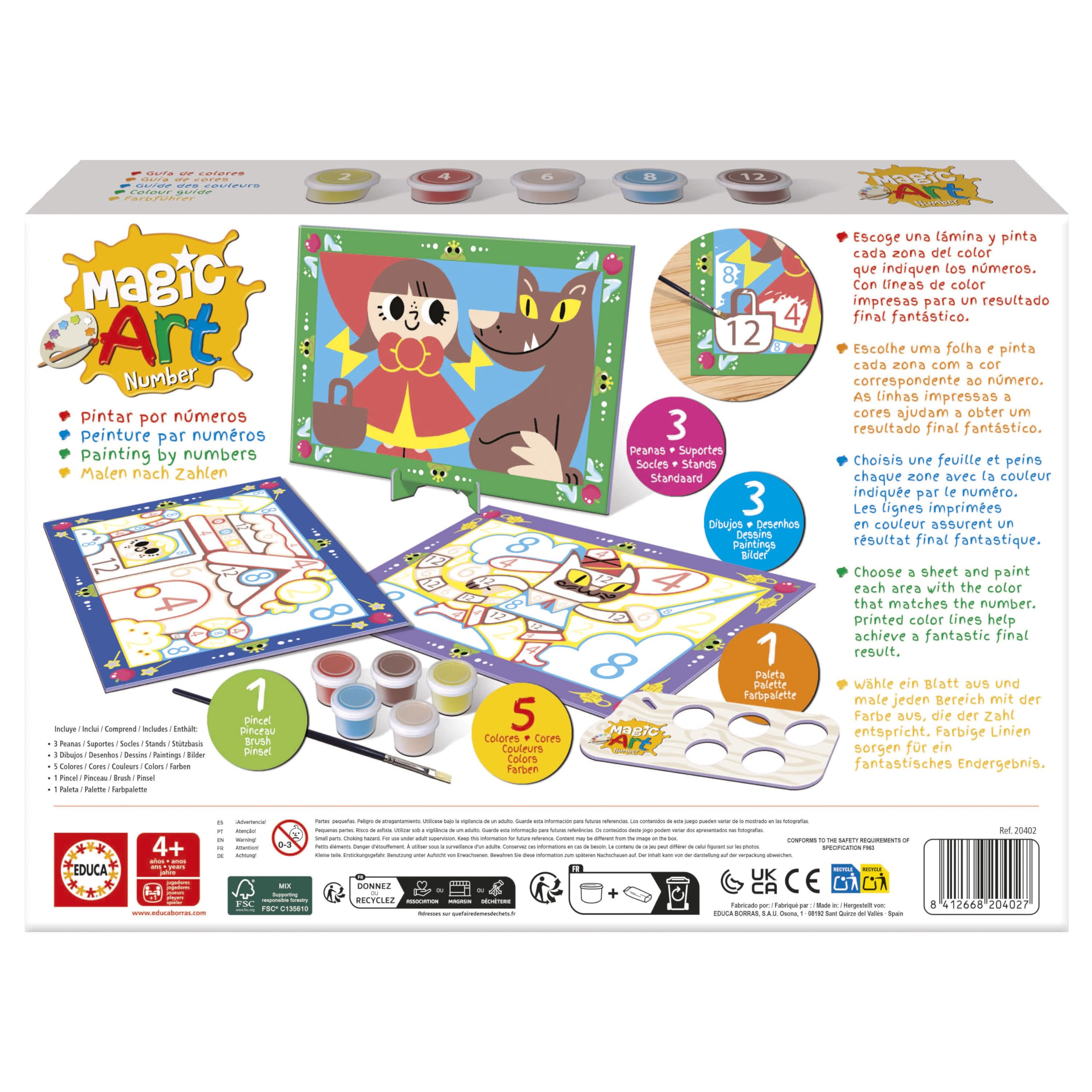 educa-magic-art-number-malen-nach-zahlen-set-ab-4-jahren-20402 image 4