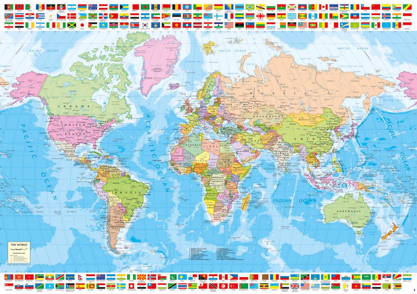 educa-politische-weltkarte-puzzle-1500-teile-85x60-cm-flaggen image 2