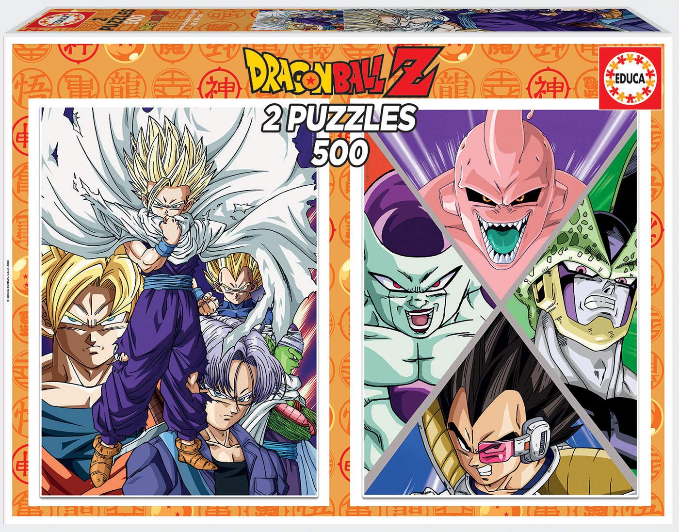 educa-dragon-ball-z-18487-puzzle-2x500-teile-anime image 1
