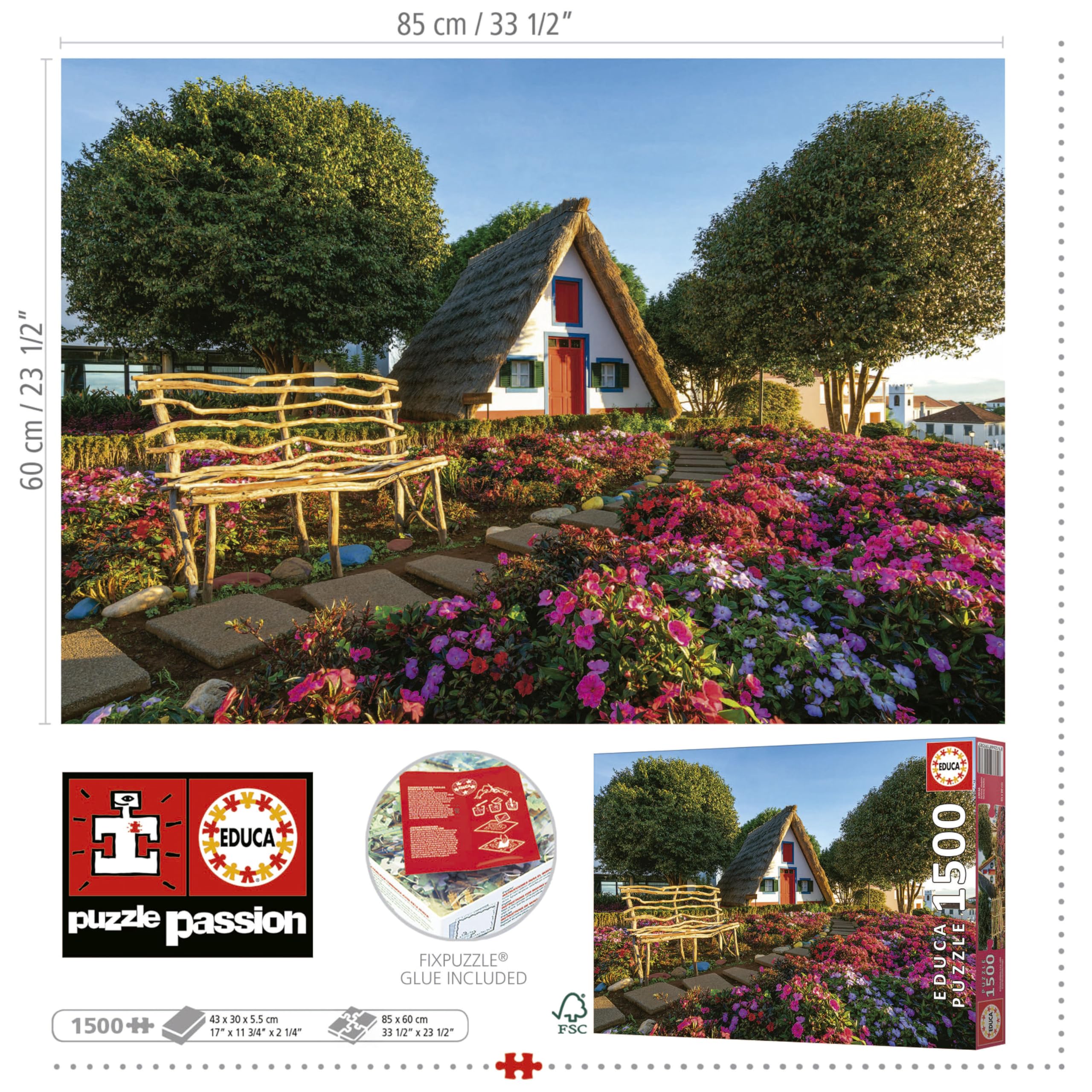 educa-19938-santana-madeira-1500-teile-puzzle-85x60-cm image 3