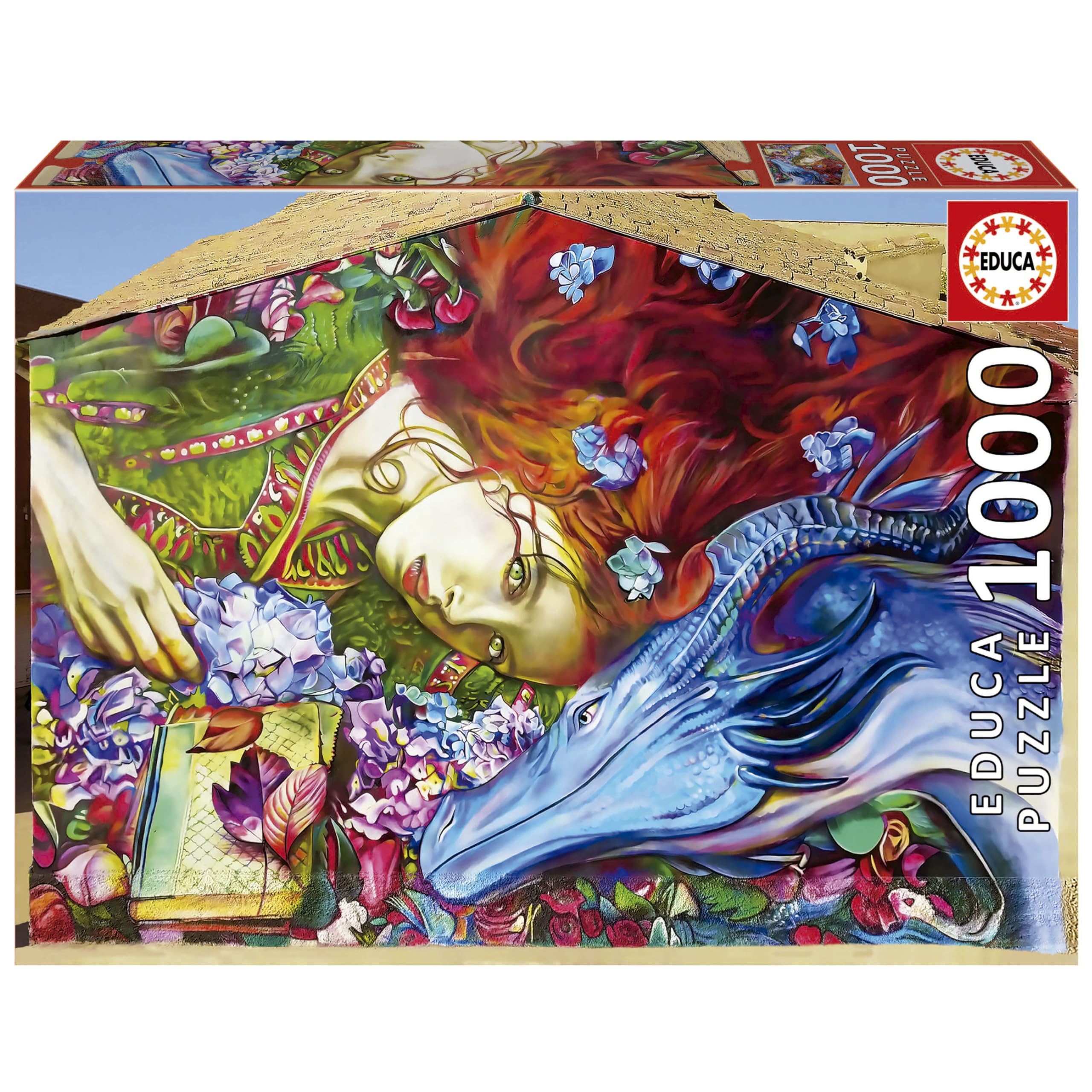 educa-sant-jordi-19926-1000-teile-puzzle-mit-kleber-68x48-cm image 1