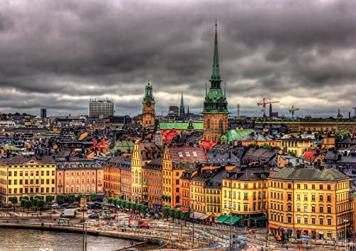educa-sicht-auf-stockholm-1000-teile-puzzle-68x48-schweden image 8