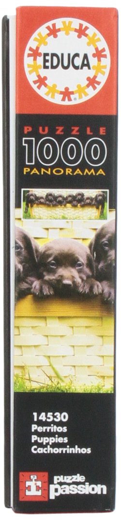 educa-panorama-welpen-puzzle-500-teile-hunde-motiv image 5
