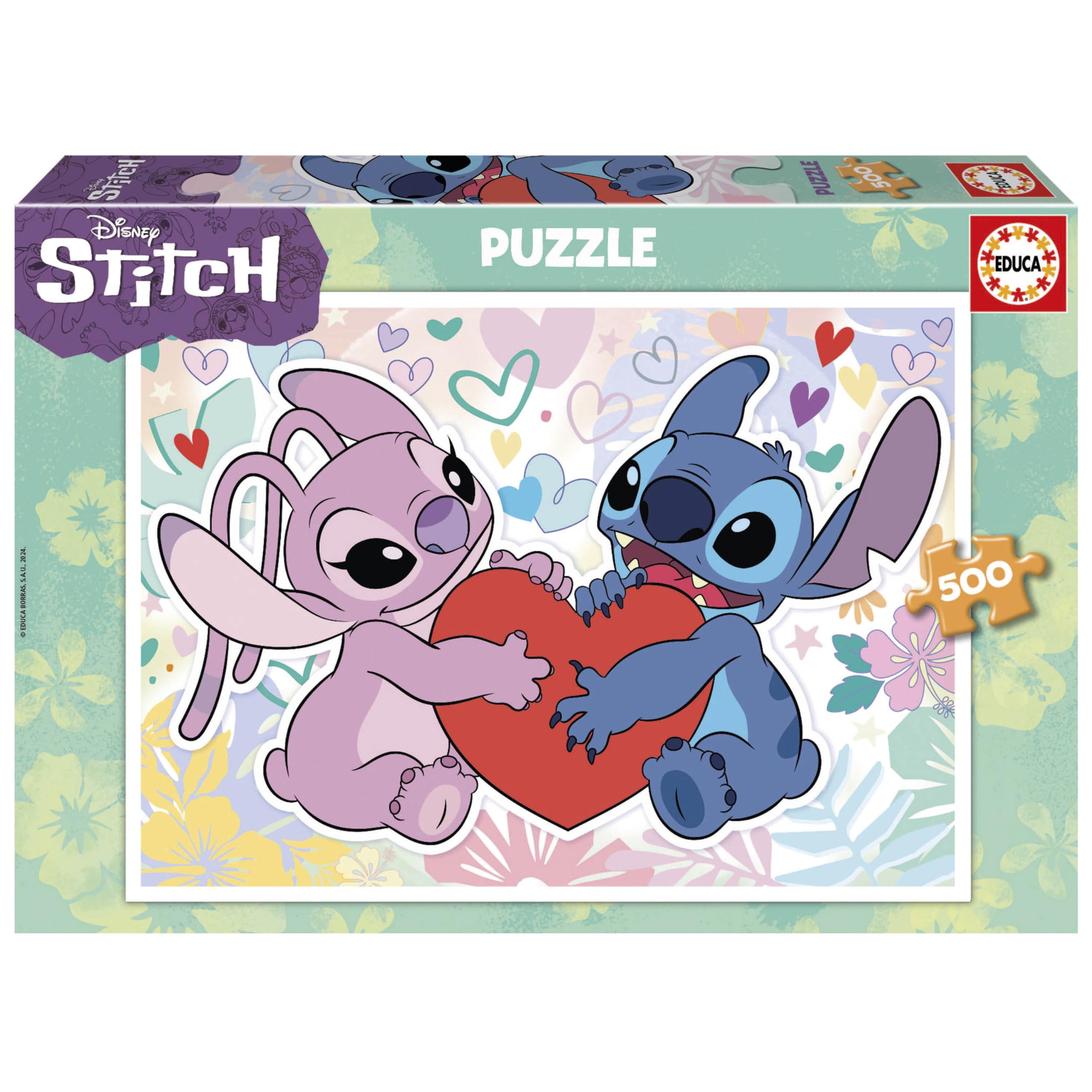 educa-19911-stitch-puzzle-500-teile-disney-ab-8-jahren image 1