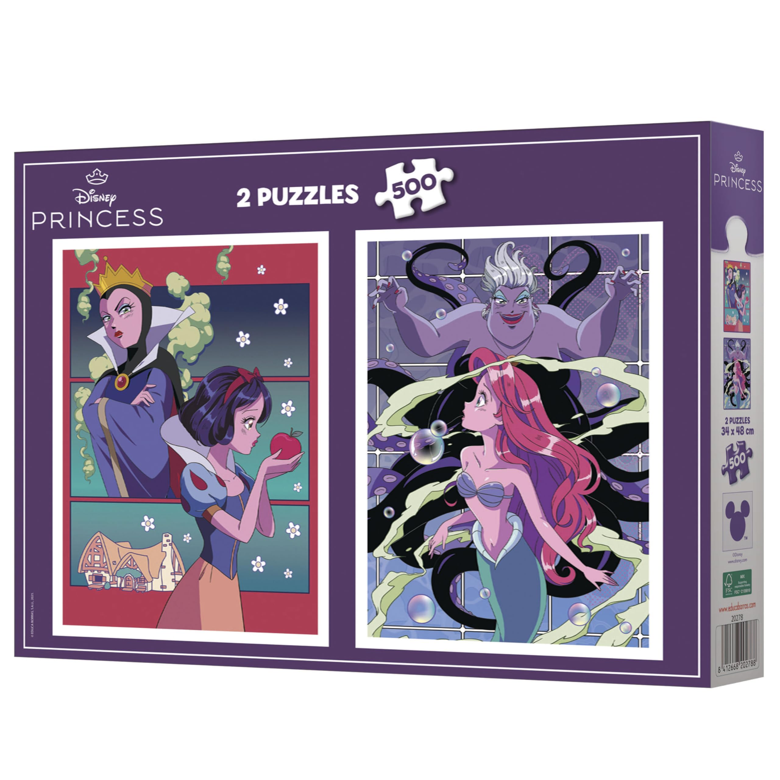 educa-disney-schurken-puzzle-2x500-teile-ab-11-jahren image 4