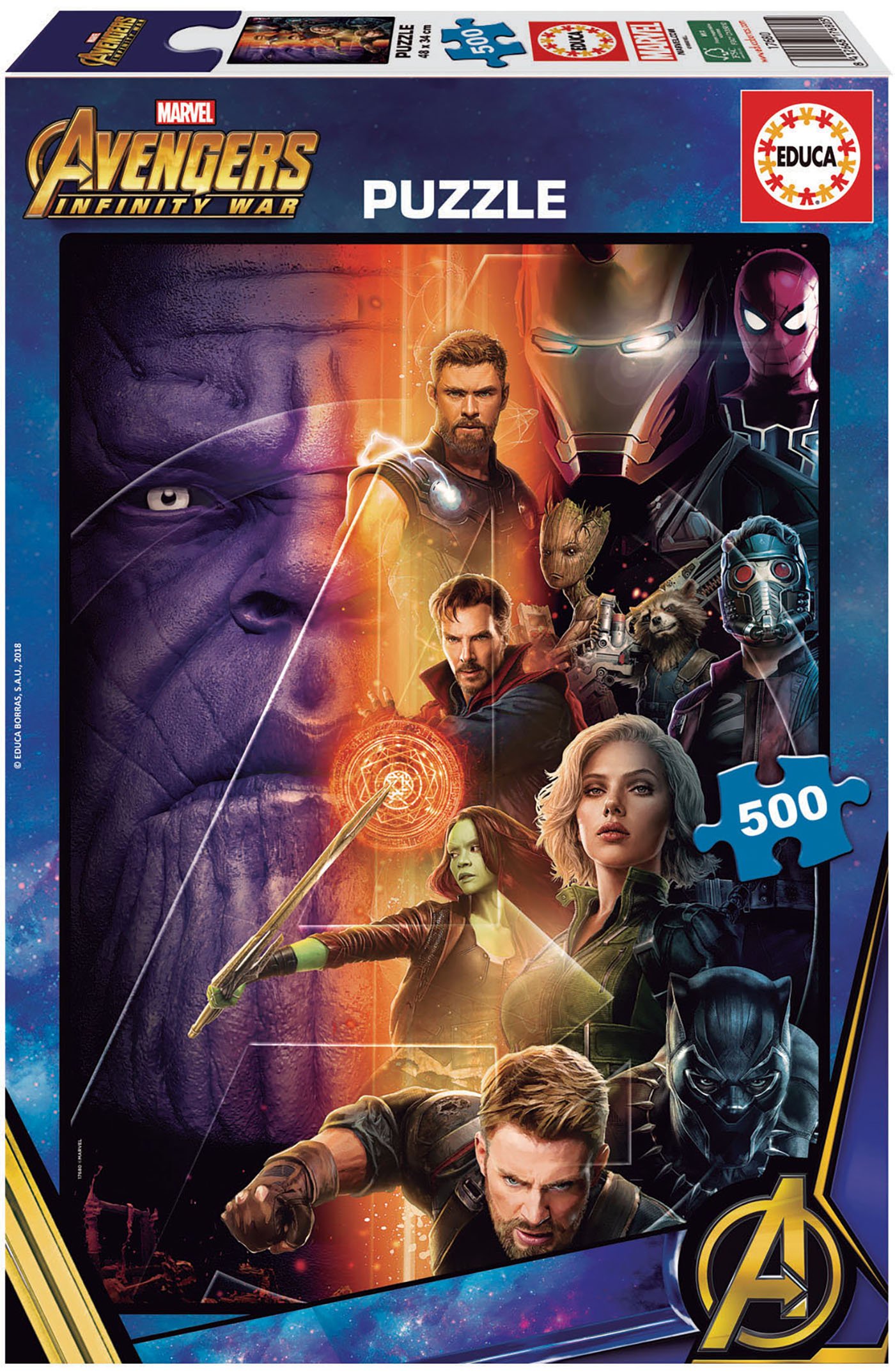 educa-17680-avengers-infinity-war-puzzle-500-teile-48x34 image 1