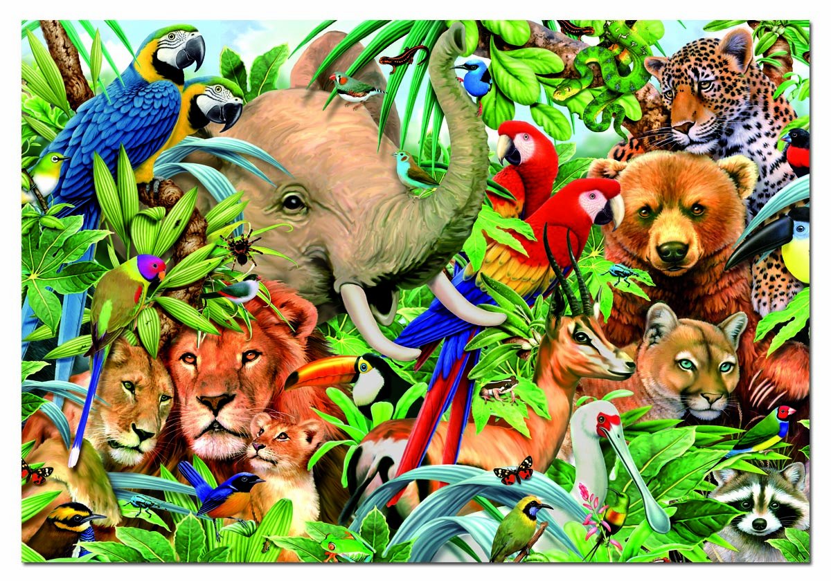 educa-14804-tierwelt-puzzle-500-teile-tiere image 2