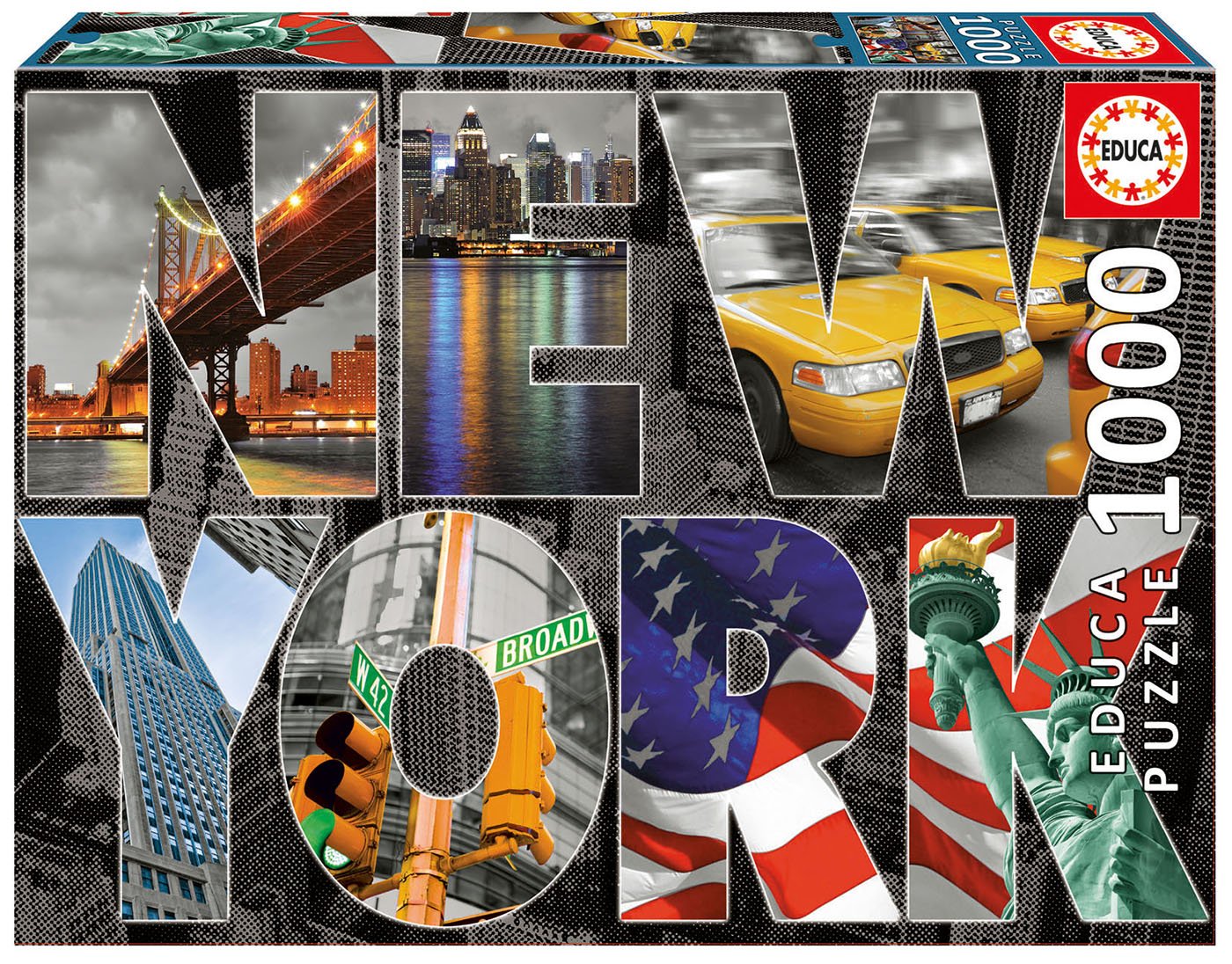 educa-collage-von-new-york-16288-puzzle-1000-teile image 1