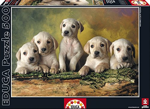 educa-baby-labradors-puzzle-500-teile-hundewelpen image 3