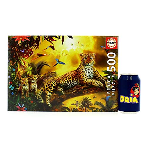 educa-leopard-mit-jungen-17736-puzzle-500-teile-48x34 image 7