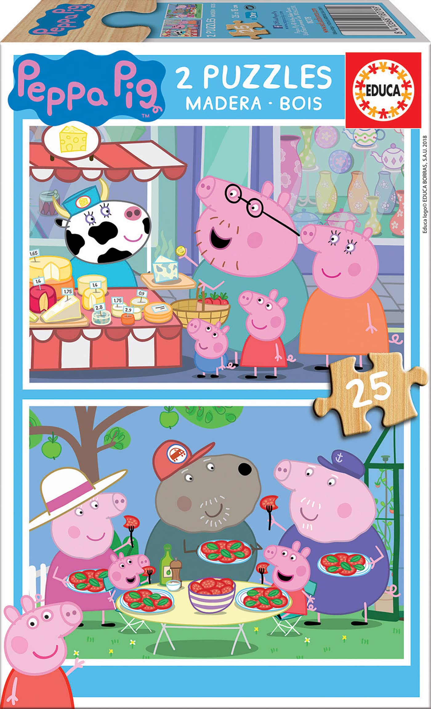 educa-peppa-wutz-puzzle-4in1-20-40-60-80-teile-ab-4-jahren image 8