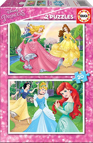 educa-16846-disney-prinzessinnen-kinderpuzzle-2x20-teile-ab-3 image 6