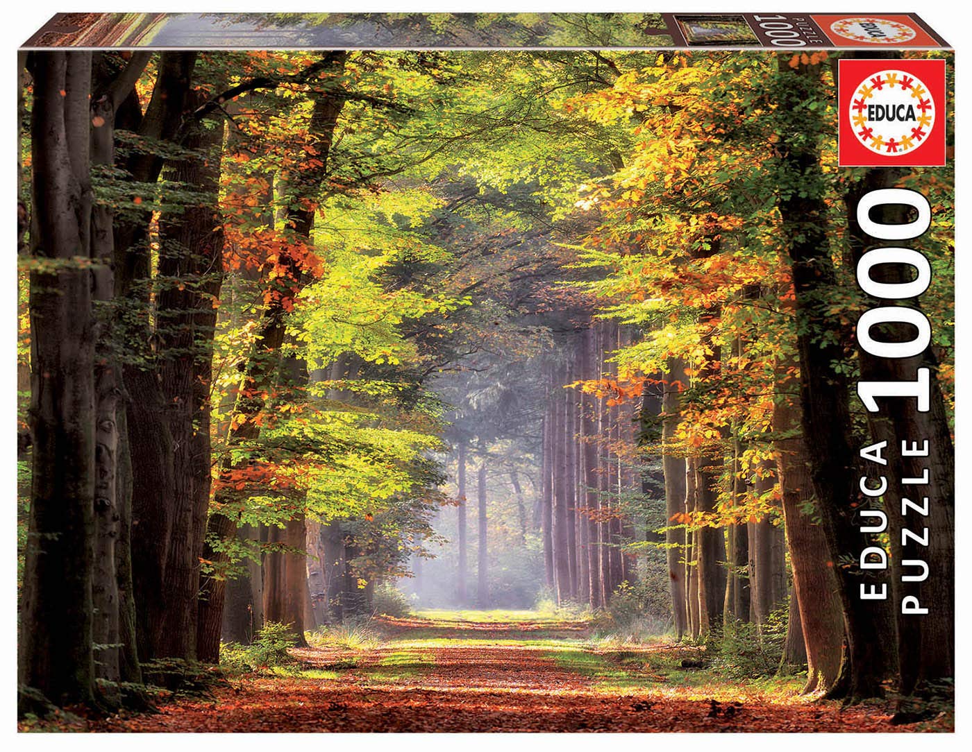 educa-19021-herbstwald-puzzle-1000-teile-48x68-cm-ab-10-j image 1
