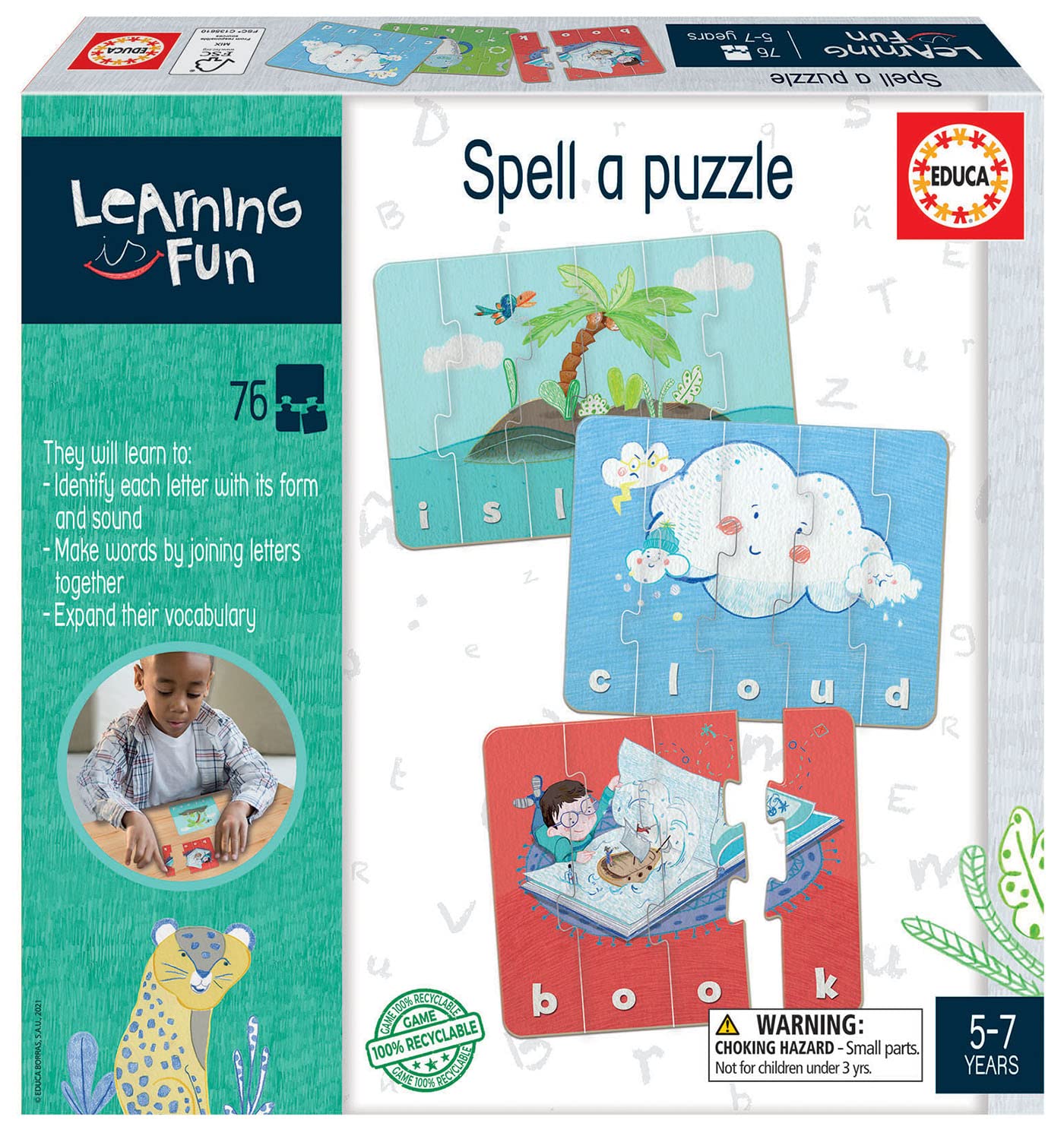 educa-learning-is-fun-18839-buchstabier-lernspiel-ab-5-jahren image 1