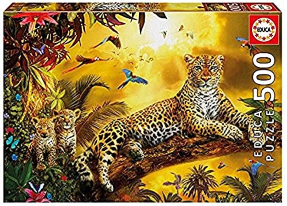 educa-leopard-mit-jungen-17736-puzzle-500-teile-48x34 image 4